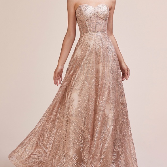 Andrea & Leo Couture Gown (A0656), Rose Gold - Picture 1 of 8